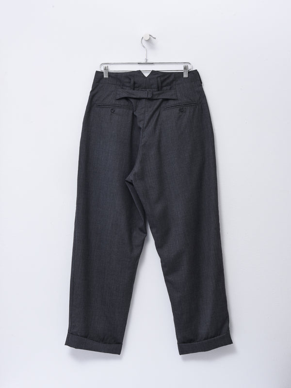 WP Pant_B - Charcoal Tropical WoolLC001